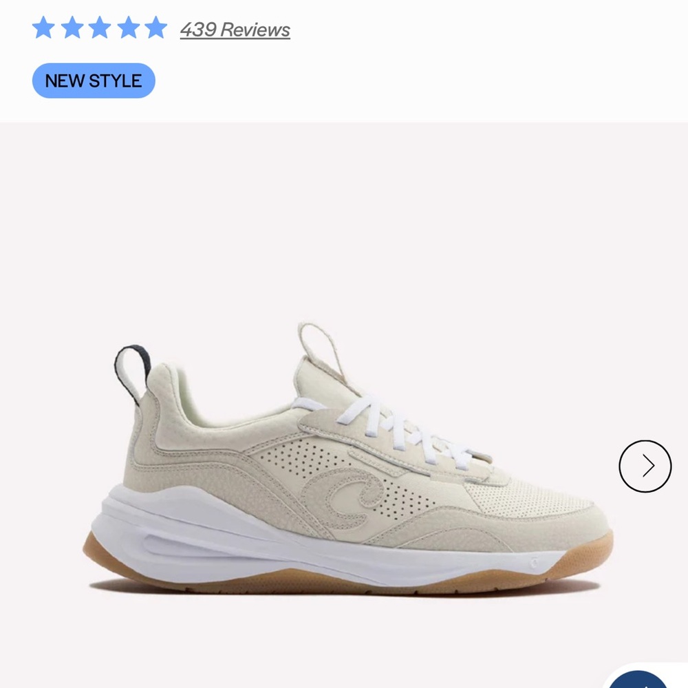 CLOVE Women's Cream Sneakers